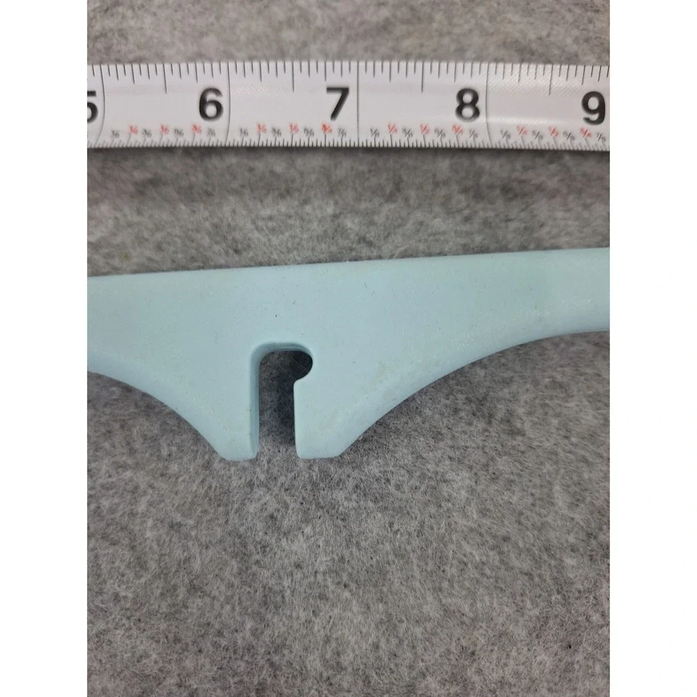 Rachael Ray Lazy Slotted Spoon Light Blue Silicone Pot Resting Kitchen Tool 12